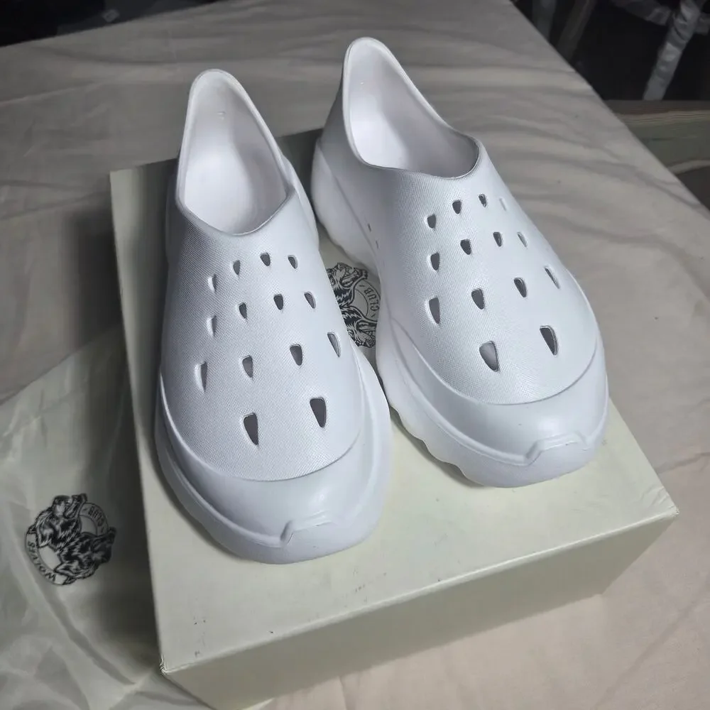 Darc Sport Hanzo V2 Foam Clog Shoes Bone White Mens 7 Womens 8.5 Gym Slides NIB